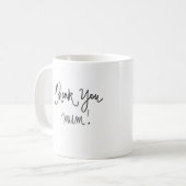 Moeder van de Bride Mok Dank je mama! (Voorkant links)