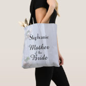 Moeder van de Bride, Naam, Faux Lace Tote Bag (Dichtbij)