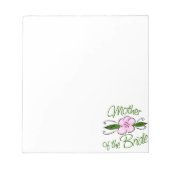 Moeder van de Bride Notitieblok (Voorkant)