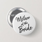 Moeder van de Bride of pas jezelf aan Ronde Button 5,7 Cm (Voorkant /achterkant)
