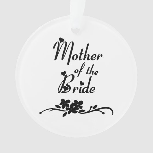 Moeder van de Bride Ornament (voorkant)