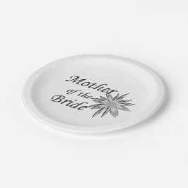 Moeder van de Bride Papieren Bordje