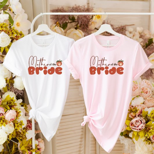 Moeder van de Bride Peachy Savannah Bachelorette T-shirt