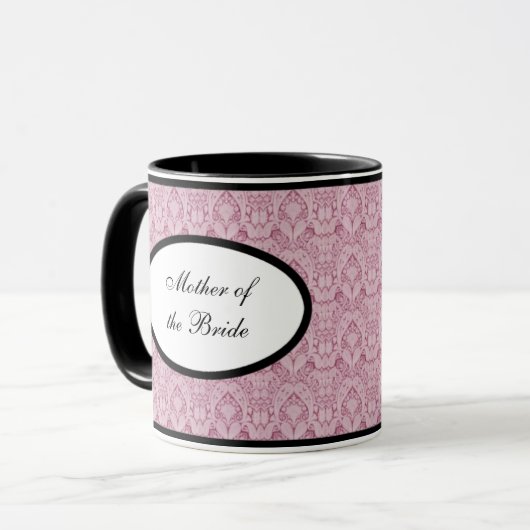 Moeder van de Bride Personalized Mugs Mok (Voorkant links)