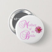 Moeder van de Bride Pin Ronde Button 5,7 Cm (Voorkant /achterkant)