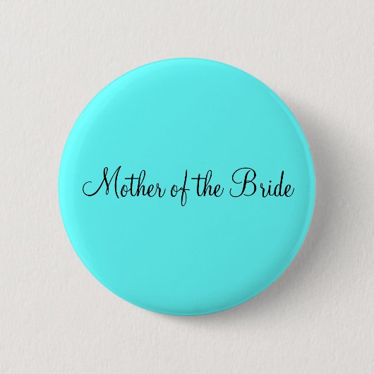 "Moeder van de Bride" pin Ronde Button 5,7 Cm (Voorkant)