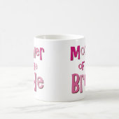 Moeder van de Bride Pink Brown Koffiemok (Center)