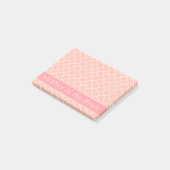 Moeder van de Bride Pink en White Post-it® Notes (Schuin)
