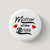 Moeder van de Bride Ronde Button 3,2 Cm (Voorkant)