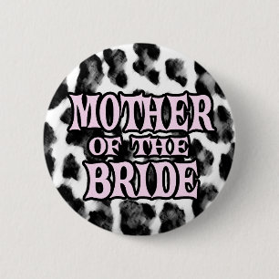 Moeder van de Bride Ronde Button 5,7 Cm
