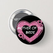 Moeder van de Bride Ronde Button 5,7 Cm (Voorkant /achterkant)