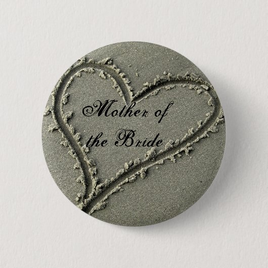 Moeder van de Bride Ronde Button 5,7 Cm (Voorkant)