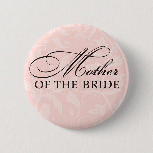 Moeder van de Bride Ronde Button 5,7 Cm
