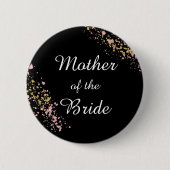 Moeder van de Bride Ronde Button 5,7 Cm (Voorkant)