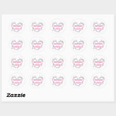 Moeder van de Bride Ronde Sticker (Vel)