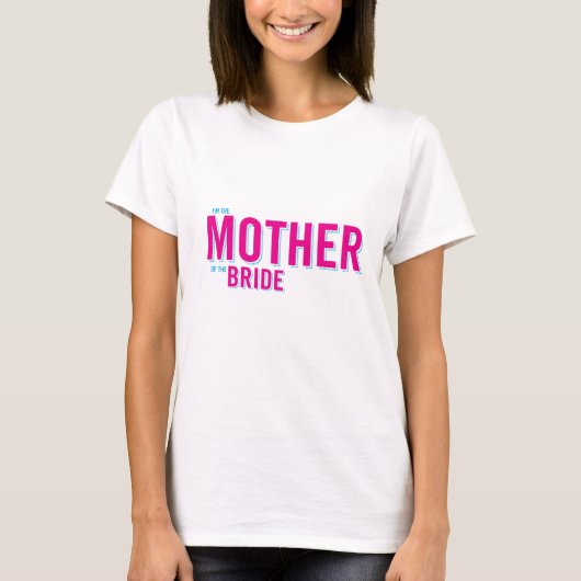 Moeder van de Bride T-shirt (Voorkant)
