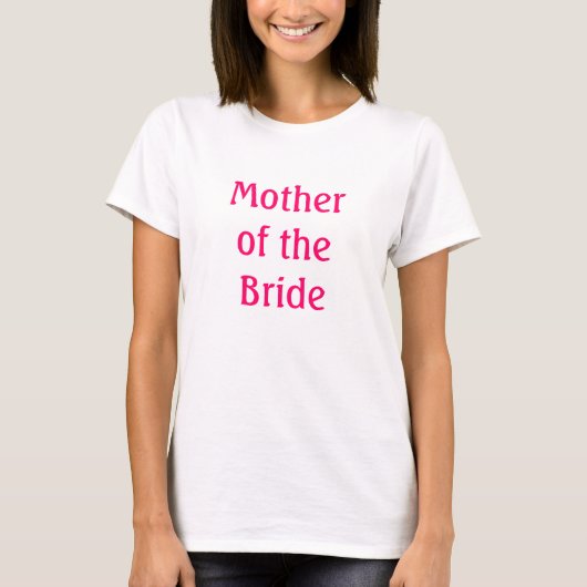 Moeder van de Bride T-shirt (Voorkant)