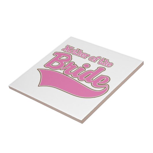 Moeder van de Bride Tegeltje (Zijkant)