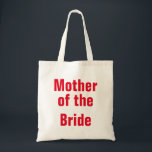 Moeder van de Bride Tote Bag<br><div class="desc">Deze schattige  canvas tas is het beste cadeauidee voor de moeder van bruid op bruiloften. Deze canvas tas is perfect voor je moeder op je grote dag. Het is perfect voor haar om alles op één plek te houden.</div>