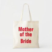 Moeder van de Bride Tote Bag (Voorkant)