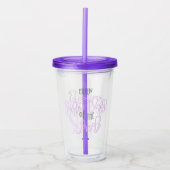Moeder van de Bride Tumbler Acryl Drinkbeker (Voorkant)
