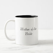 Moeder van de Bride Tweekleurige Koffiemok (Links)