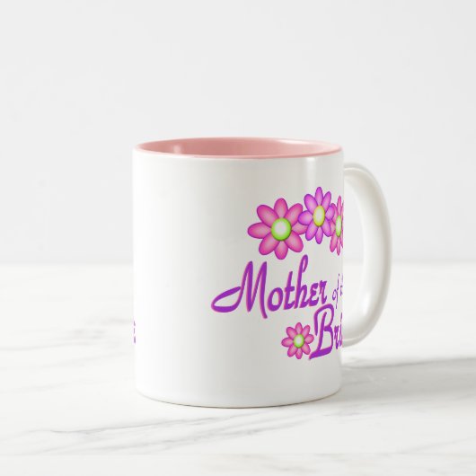 Moeder van de Bride Tweekleurige Koffiemok (Voorkant rechts)