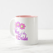 Moeder van de Bride Tweekleurige Koffiemok (Voorkant links)
