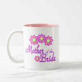 Moeder van de Bride Tweekleurige Koffiemok (Links)
