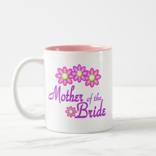 Moeder van de Bride Tweekleurige Koffiemok (Links)