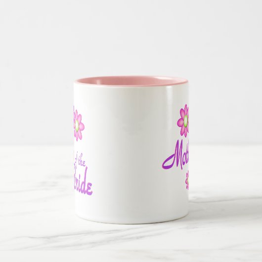 Moeder van de Bride Tweekleurige Koffiemok (Center)