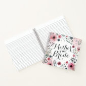 Moeder van de Bride Waterverf Guestbook Notitieboek (Binnen)