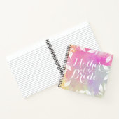 Moeder van de Bride Waterverf Guestbook Notitieboek (Binnen)