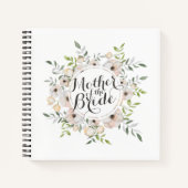 Moeder van de Bride Waterverf Guestbook Notitieboek (Voorkant)