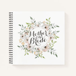 Moeder van de Bride Waterverf Guestbook Notitieboek