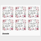 Moeder van de Bride Waterverf Sticker Seal (Vel)