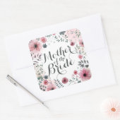 Moeder van de Bride Waterverf Sticker Seal (Envelop)