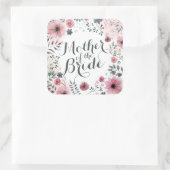 Moeder van de Bride Waterverf Sticker Seal (Tas)