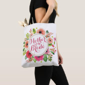 Moeder van de Bride Waterverf Wedding Canvas tas (Dichtbij)