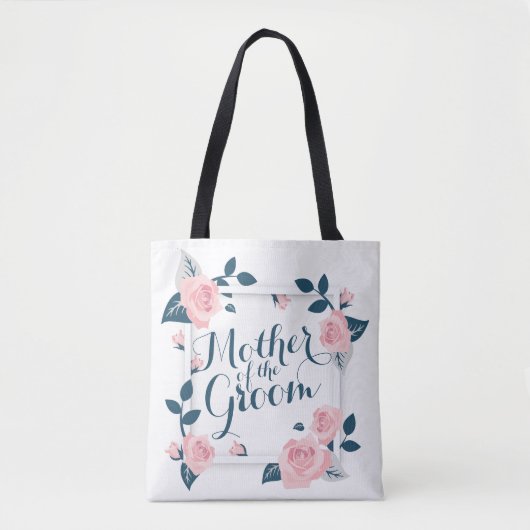 Moeder van de Bride Waterverf Wedding Canvas tas (Voorkant)