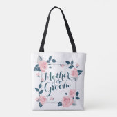 Moeder van de Bride Waterverf Wedding Canvas tas (Achterkant)