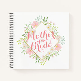 Moeder van de Bride Waterverf Wedding Guestbook Notitieboek