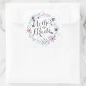 Moeder van de Bride Waterverf Wedding Sticker (Tas)