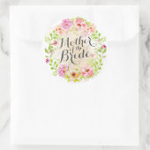 Moeder van de Bride Waterverf Wedding Sticker (Tas)