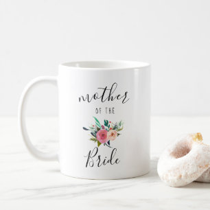Moeder van de Bride Wedding Gift Boho Floral Chic Koffiemok