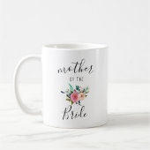 Moeder van de Bride Wedding Gift Boho Floral Chic Koffiemok (Links)