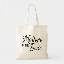 Moeder van de Bride Wedding Gift Canvas tas
