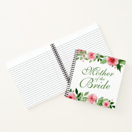 Moeder van de Bride Wedding Guestbook Notitieboek (Binnen)