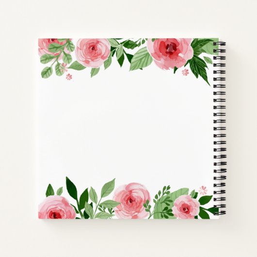 Moeder van de Bride Wedding Guestbook Notitieboek (Achterkant)