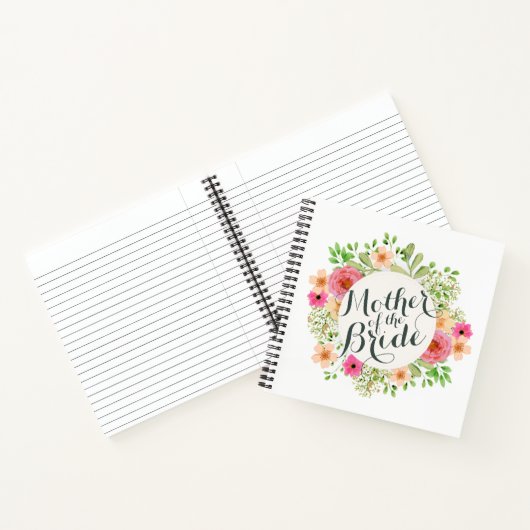 Moeder van de Bride Wedding Guestbook Notitieboek (Binnen)